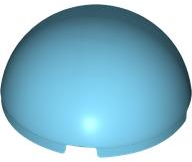 Dome Hemisphere 4 x 4 in Medium Azure