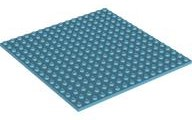 Plate 16 x 16 in Medium Azure