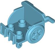 Duplo Wheelchair in Medium Azure