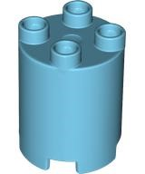 Duplo Brick Round 2 x 2 x 2 in Medium Azure