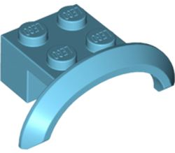Wheel Arch, Mudguard 4 x 2 1/2 x 1 in Medium Azure