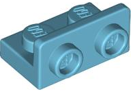 Bracket 1 x 2 - 1 x 2 Inverted in Medium Azure