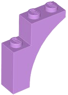 Brick Arch 1 x 3 x 3 [Gothic] in Medium Lavender