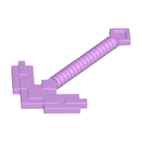 Tool Pickaxe Blocky, Double in Medium Lavender