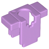 Minifig Neckwear Armour Breastplate Rectangular (Minecraft) in Medium Lavender