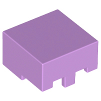 Helmet Rectangular in Medium Lavender