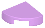 Tile Round 1 x 1 Quarter in Medium Lavender