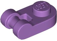 Plate Special 1 x 1 Rounded with Handle in Medium Lavender