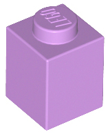 Brick 1 x 1 in Medium Lavender