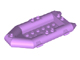 Boat / Rubber Raft / Dinghy 6 x 10 in Medium Lavender