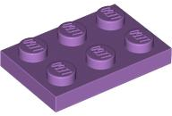 Plate 2 x 3 in Medium Lavender