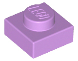 Plate 1 x 1 in Medium Lavender