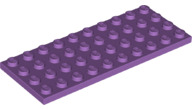 Plate 4 x 10 in Medium Lavender