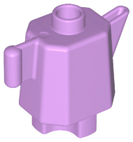 Duplo Teapot / Coffeepot, Indented Base in Medium Lavender
