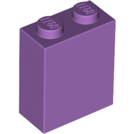 Brick 1 x 2 x 2 with Inside Stud Holder in Medium Lavender