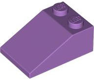 Brick Sloped 33° 3 x 2 in Medium Lavender