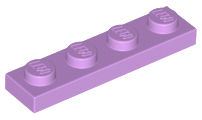 Plate 1 x 4 in Medium Lavender