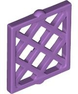 Window Pane Latticed 1 x 2 x 2 in Medium Lavender