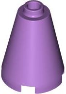 Cone 2 x 2 x 2, Open Stud in Medium Lavender