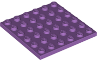 Plate 6 x 6 in Medium Lavender