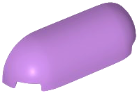 Brick Round, Curved Triple 1 x 4 x 1 in Medium Lavender