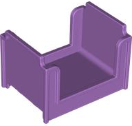 Duplo Bed, Bunk in Medium Lavender