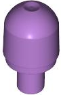 Light Cover with Internal Bar / Bionicle Barraki Eye with Hole in Bar in Medium Lavender