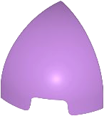 Brick Round Curved 1 x 1 x 1 Quarter Dome in Medium Lavender