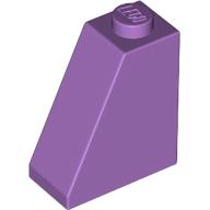 Brick Sloped 65° 2 x 1 x 2 in Medium Lavender