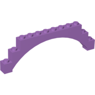 Brick Arch 1 x 12 x 3 in Medium Lavender