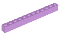 Brick 1 x 12 in Medium Lavender