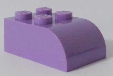 Brick Curved 2 x 3 in Medium Lavender
