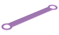 Strap with End Rings in Medium Lavender