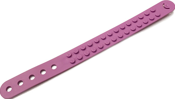 DOTS Bracelet 2 Stud Wide in Medium Lavender