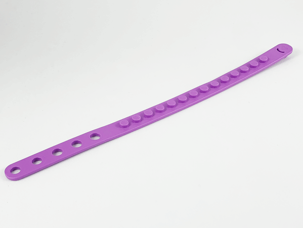 DOTS Bracelet 1 Stud Wide in Medium Lavender