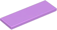 Tile 2 x 6 in Medium Lavender