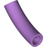 Brick Round 1 x 1 D. Tube with 45° Elbow and Axle Holes (Crossholes) at Each End in Medium Lavender