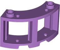 Window Round 3 x 3 x 2 in Medium Lavender