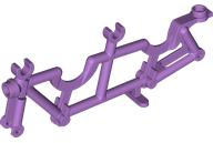 Bicycle Frame Tandem, Clip for Handle Bars in Medium Lavender