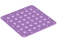 Plate Special 6 x 6 Flexible with Stitching Border in Medium Lavender