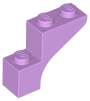 Brick Arch 1 x 3 x 2 in Medium Lavender