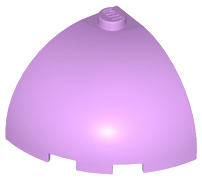 Brick Round Corner 3 x 3 x 2 Dome Top in Medium Lavender