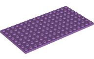 Plate 8 x 16 in Medium Lavender