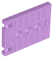 Door 1 x 5 x 3 with 3 Studs and Handle in Medium Lavender