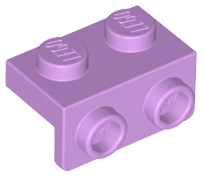 Bracket 1 x 2 - 1 x 2 in Medium Lavender