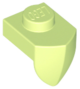 Plate Special 1 x 1 with Vertical Tooth in Yellowish Green