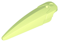 Large Figure Limb Cover / Claw / Spike Large with Axle in Yellowish Green