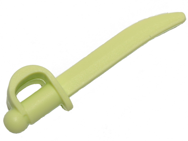 Weapon Sword / Cutlass in Yellowish Green