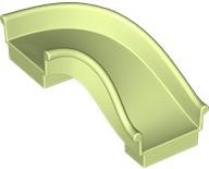 Duplo Playground Slide Curved Right 90° in Yellowish Green