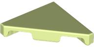 Tile 45° Cut 2 x 2 (Triangle) in Yellowish Green
